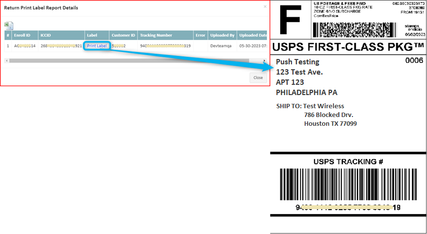 Bulk Return print Label in Telgoo5 – Telgoo5 Support