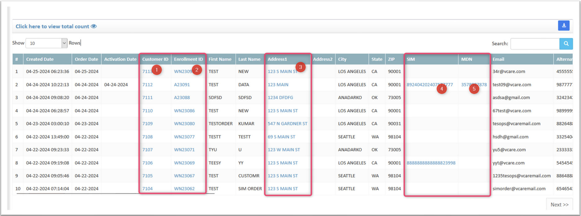 Hyperlinks Integrated Across Important Telgoo5 Screens to Enable Easy ...